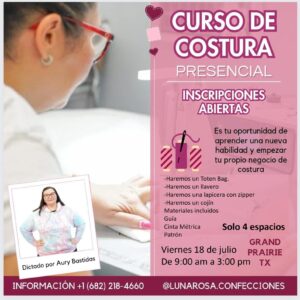 Curso de Costura - Presencial